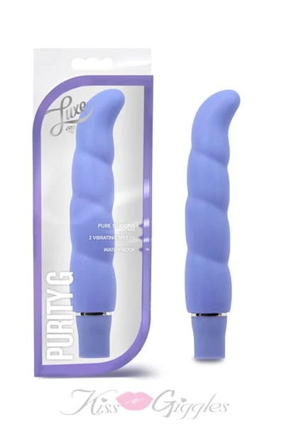 Purity G - Periwinkle 5 Inches Curve G Spot Waterproof Vibrator