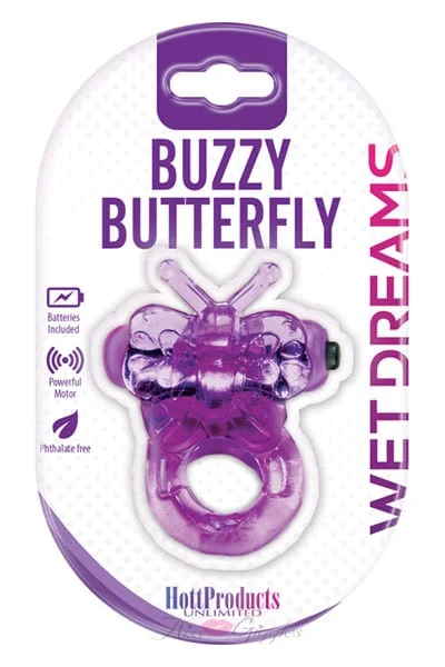Purrfect Pet Buzzy Butterfly - Purple