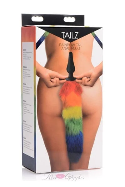 Rainbow Tail Butt Plug