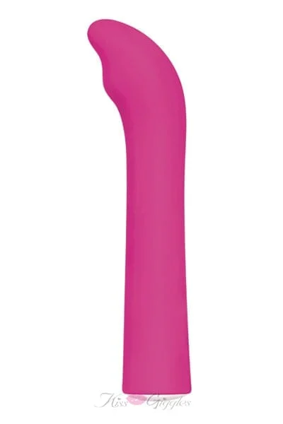 5 Inches Curved Tip Rechargeable G Spot Vibrator - Pink