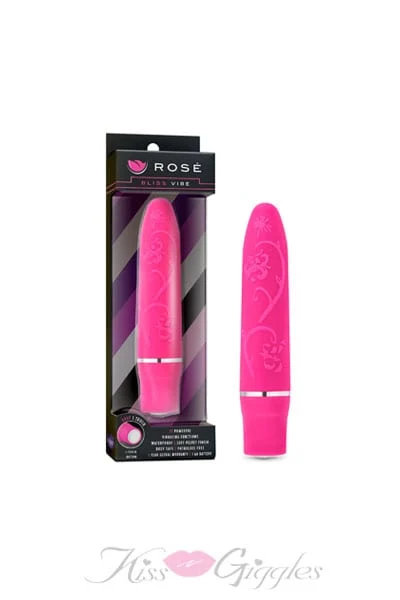 4-Inches Slim Pink Vibrator Mini Pocket Clit Vibrator - Pink