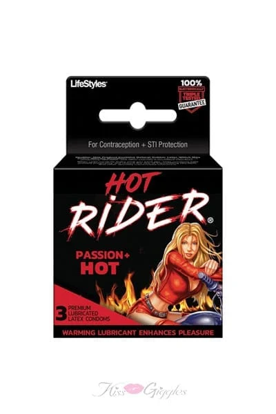 Rough Rider Hot Passion Warming and Protective - 3 Pack