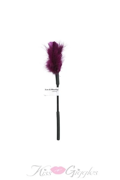 Sex and Mischief Feather  Tickler - Purple