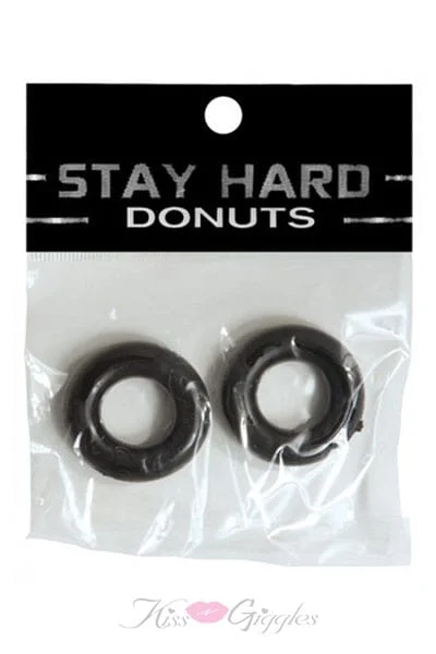 Stay Hard Donuts - 2 Pack - Black