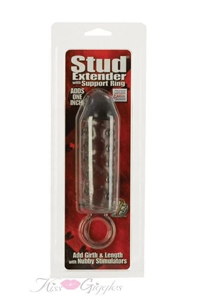 Stud Extender With Support Ring - Smoke