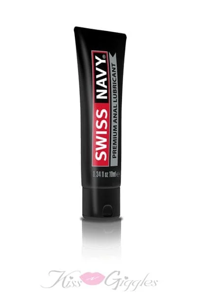 Swiss Navy Premium Silicone Anal Lubricant - 10ml