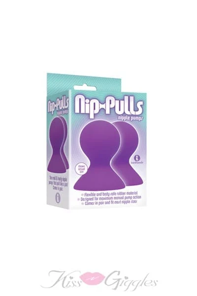 The 9's Silicone Nipple Pumps - Purple