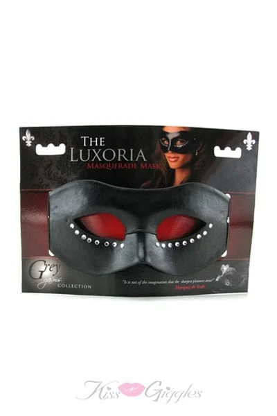 The Luxoria Masquerade Mask Ball Fantasy Bondage & Fetish - Black