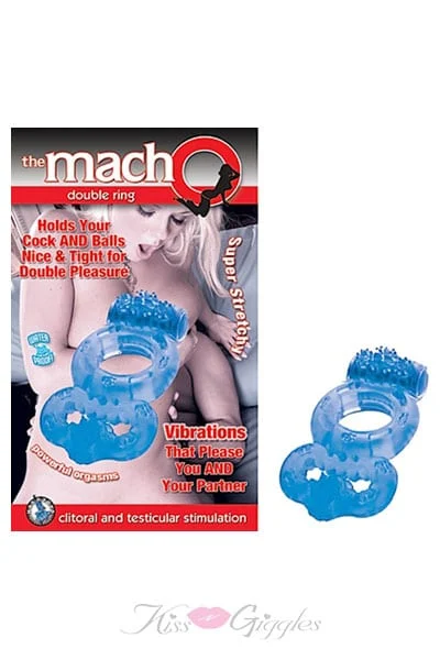 The Macho Double Ring - Blue