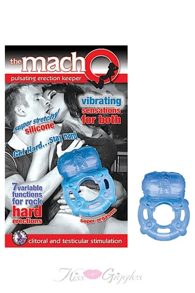 The Macho Pulsating Erection Keeper - Blue