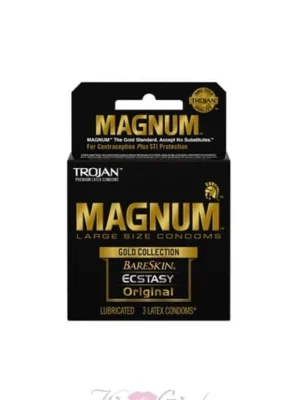 Trojan Magnum Large Size Gold Condoms