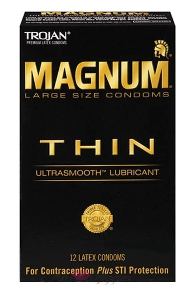 Trojan Magnum Thin - 12 Pack TJ64612