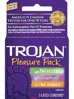 Trojan Twisted Condoms Pleasure Pack