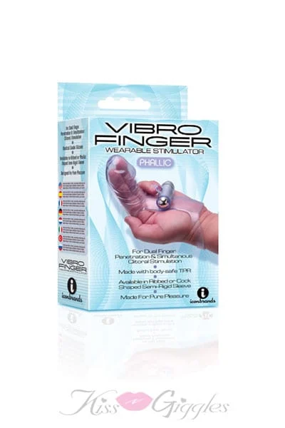 Vibro Finger Wearable Stimulator - Purple