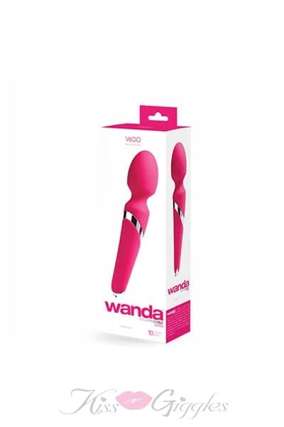 Wanda Rechargeable Wand - Foxy Pink