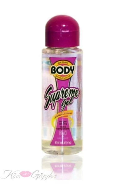 Water-Based Lubricant Body Action Supreme Gel - 4.8 Oz