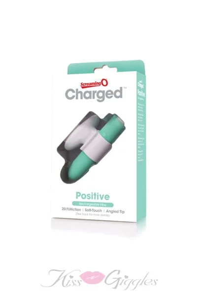 Waterproof and rechargeable 20 function vibrator - kiwi mint