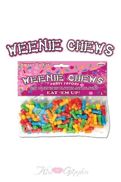 Weenie Chews - Multi Flavor Assorted Penis Shaped Candy