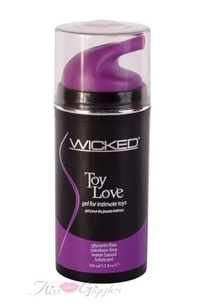 Wicked Sensual Toy Cleaner Love Gel For Intimate Toys - 3.3 oz.