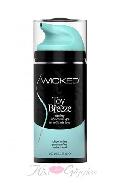 Wicked Toy Breeze Cooling Lubricating Gel Water Based for Intimate Toys