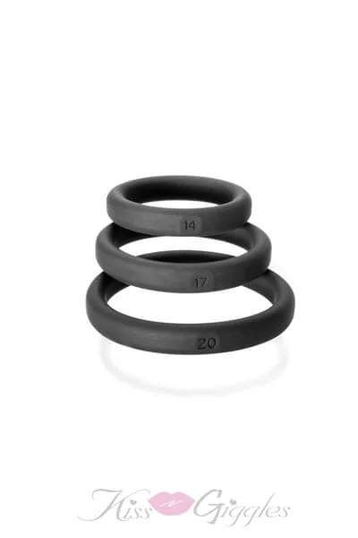 Xact- Fit 3 Premium Silicone Rings - #14, #17, #20