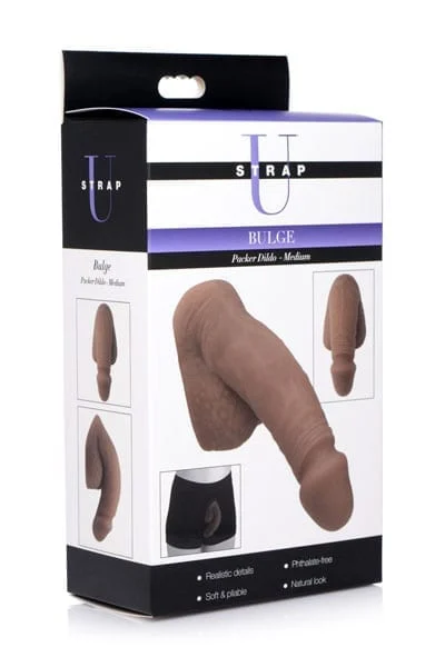 Realistic Looking Bulge Soft Packer Dildo Medium Size Soft Penis
