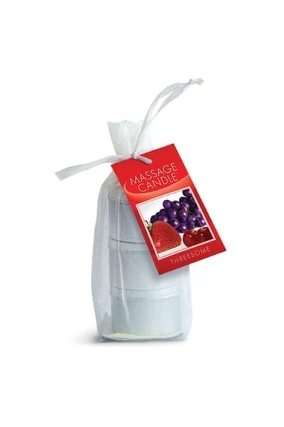 Flavor Massage Edible Candles Threesome 3 Pcs in a Bag