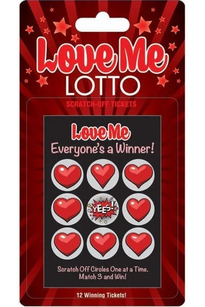 Love Me Lotto 12 Winning Tickets! - Drinking Games Party Supplies