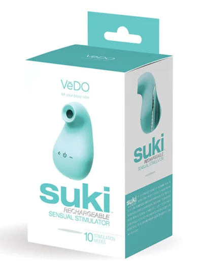 Suki Sonic Clitoral Vibrator Pulsating Vibe - Turquoise
