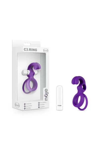 10 Functions Cockrings with Clitoral Stimulation Vibrating Bullet