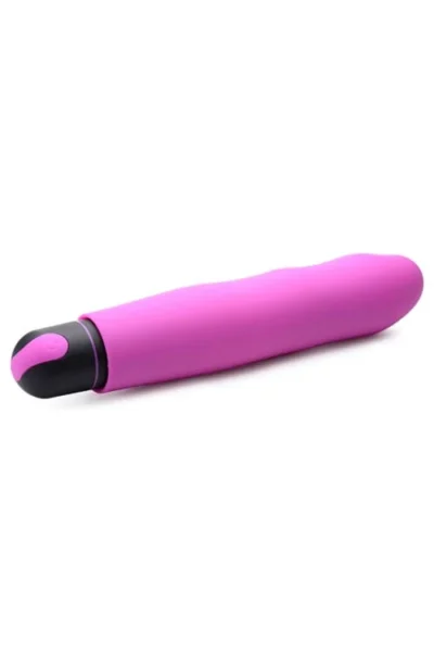 8.5 Inches XL Bullet Vibrator with a Wavy Sleeve - Purple