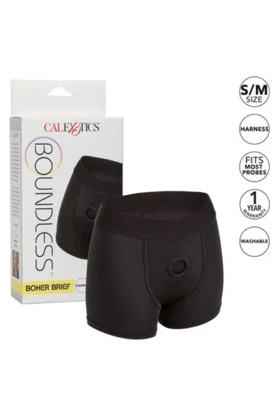 Boundless Boxer Brief Harness with Internal Support - S/M - Black