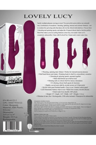 Cllit & G-Spot Vibrator Thrusting Spinning Dual Motor Lovely Lucy