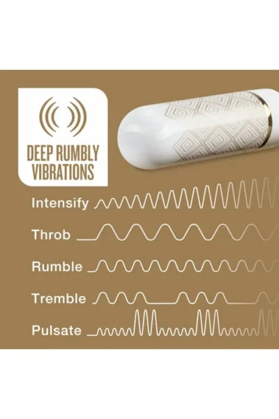 Discreet 10 Powerful Vibration Rechargeable Bullet Vibrator - Gold