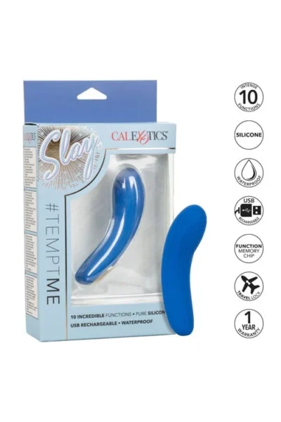 Discreet 4-inch Curved Bullet Vibrator Massager Slay Tempt Me