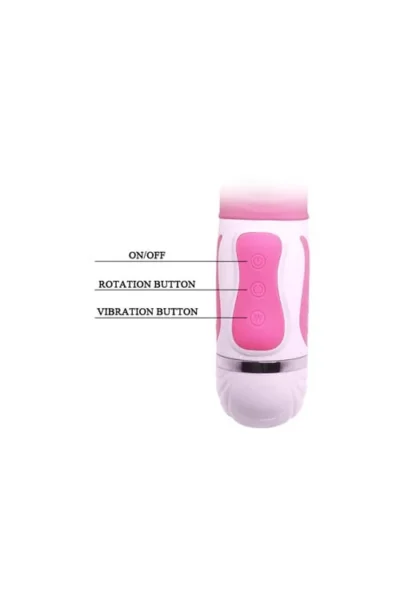 Flexible Rabbit Vibrator Twisting Clit Stimulator Pretty Love - Pink