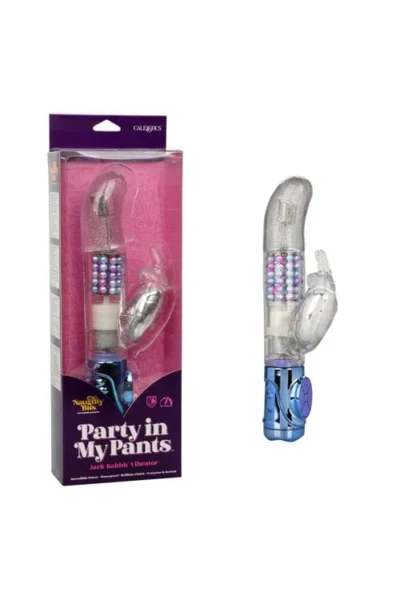Gyrating Jack Rabbit Vibrator with Naughty Bits Party in My Pants