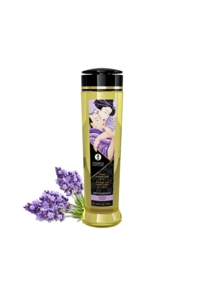 Lavender Fragance Erotic Massage Oils - Sensation - 8 Fl. Oz.