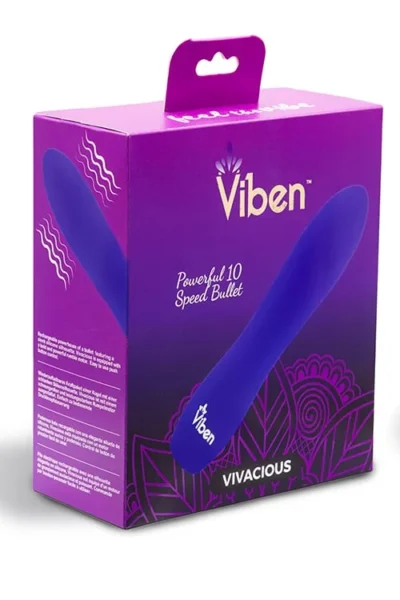 Powerful Bullet Vibrator with Soft Flexible Tip & Tapered Bottom