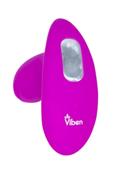 Remote controlled g-spot vibrator with clitoral rotating rollerball
