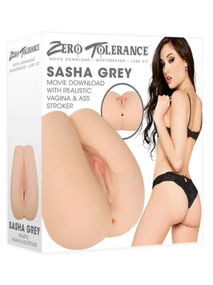Sasha Grey Realistic Vagina and Ass Stroker Masturbation Sleeve