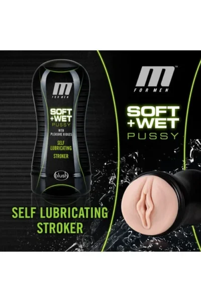 Soft and Wet Pussy with Pleasure Ridges Self Lubricating Stroker