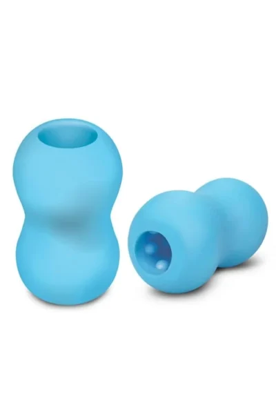 Ultrarealistic Textured Masturbation Sleeve Zolo Mini Stroker Blue