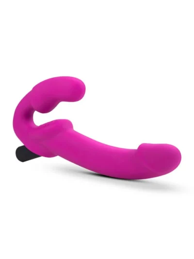 10 Functions Strapless Silicone Dildo G spot Stimulator - Pink