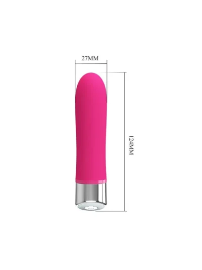 12 Vibrating Functions Mini Vaginal & Clit Vibrator - Magenta