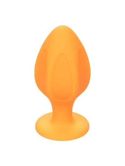 2 Pcs Suction Cup Butt Plug Set Anal Stimulator - Orange