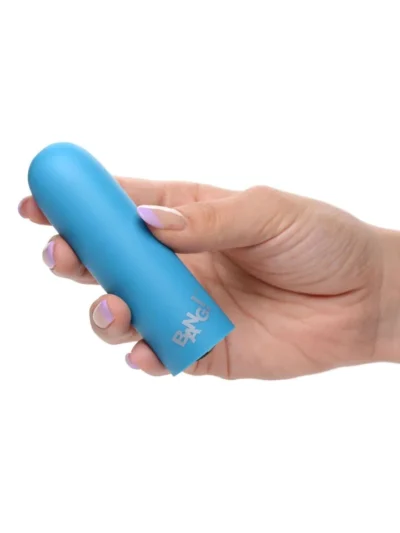 3.5 Inch Mega Bullet Vibrator Clit & Vagina Stimulator - Blue
