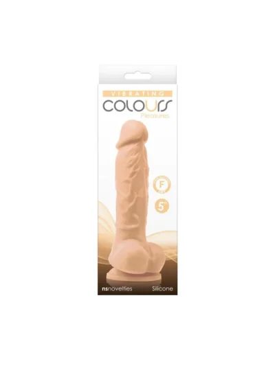 5 Inch Dildo Realistically Cock with Suction Cup Base - White