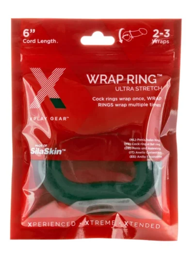 6 Inch Cord Length Cock Ring Xplay 6.0 Ultra Wrap Ring