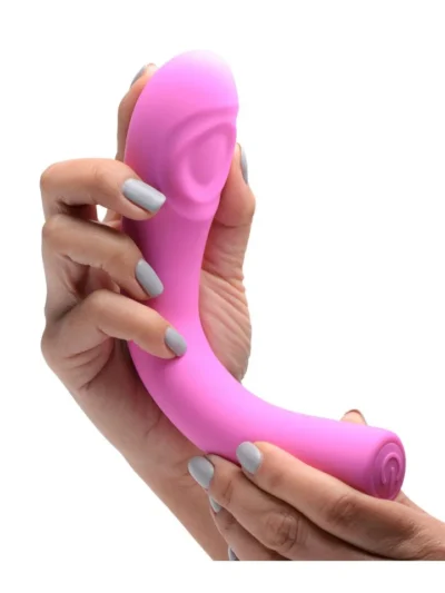 7.5 inches Pulsing G-Spot Vibrator with 9 Functions - Pink Vibe